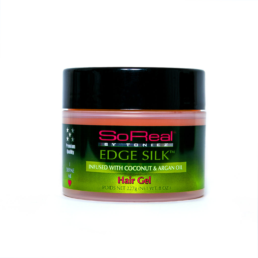 So Real - Edge Silk With Coconut & Argan Oil Hair Gel 8 oz.